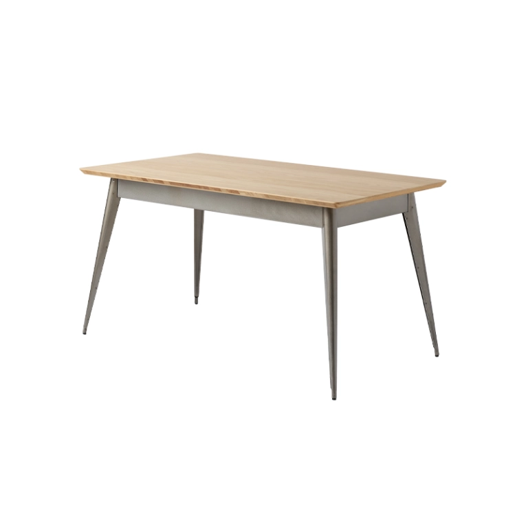 Table Table 55 140x80 plateau chêne Brut verni TOLIX