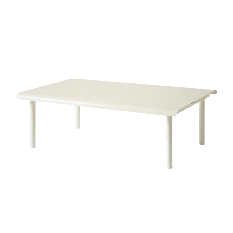 Table basse extérieur Table basse PATIO 110x70  Blanc perlé TOLIX