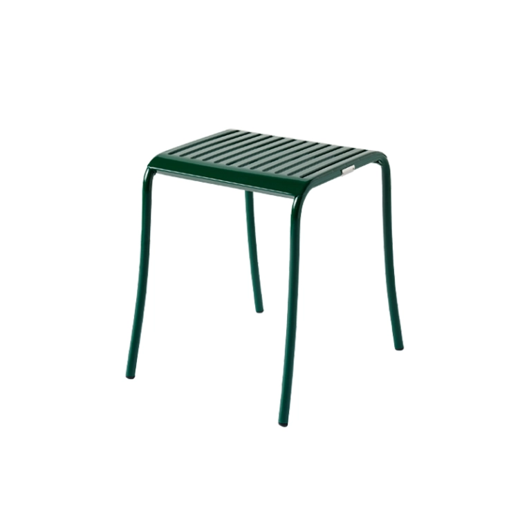 Tabouret extérieur Tabouret PATIO LAMES  Vert mousse TOLIX