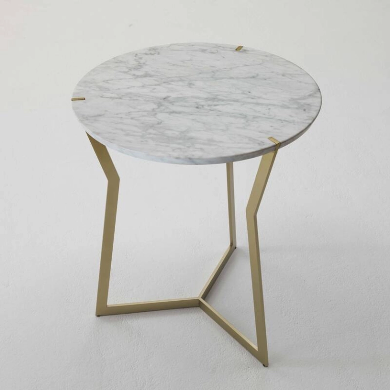 Table d'appoint guéridon STAR Or COEDITION