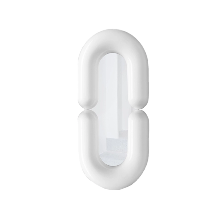 Miroir Miroir ZODIAC L Blanc MOUSTACHE