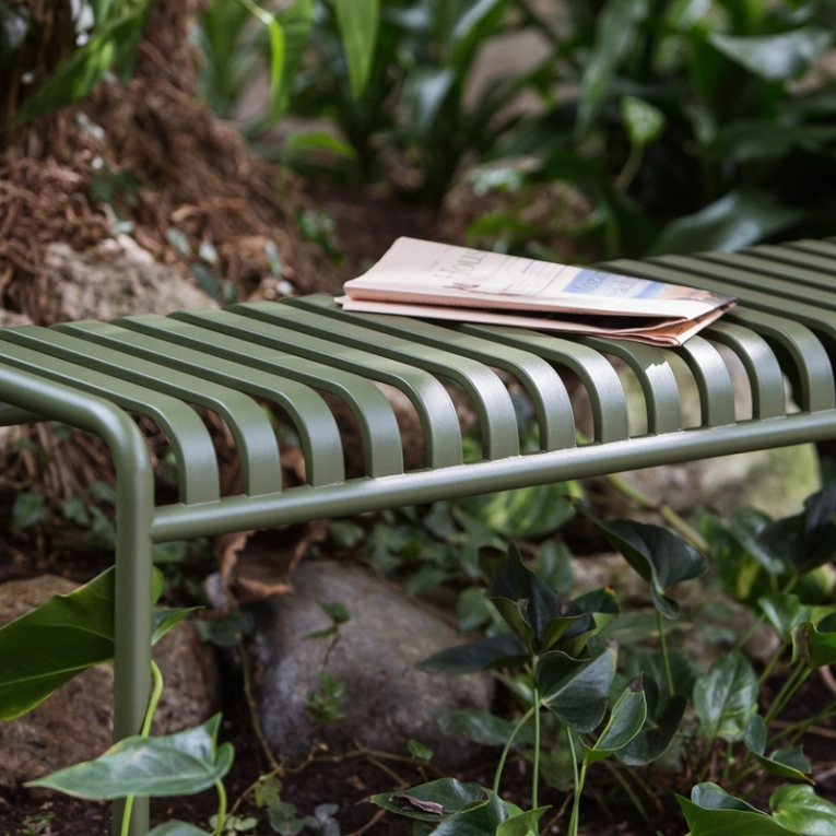 Banc PALISSADE L120 Galvanisé HAY