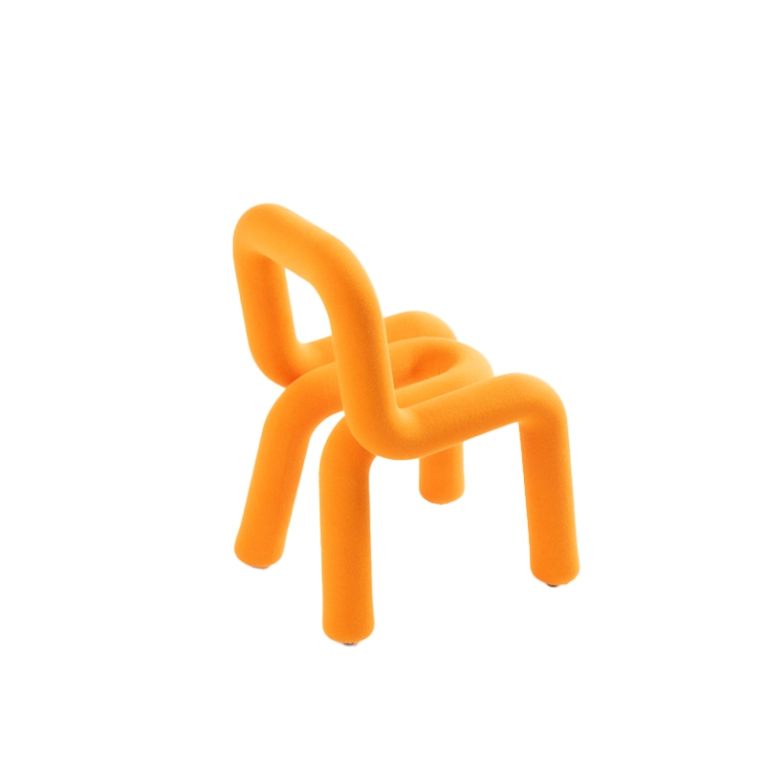 Siège enfant Chaise enfant MINI BOLD Orange MOUSTACHE