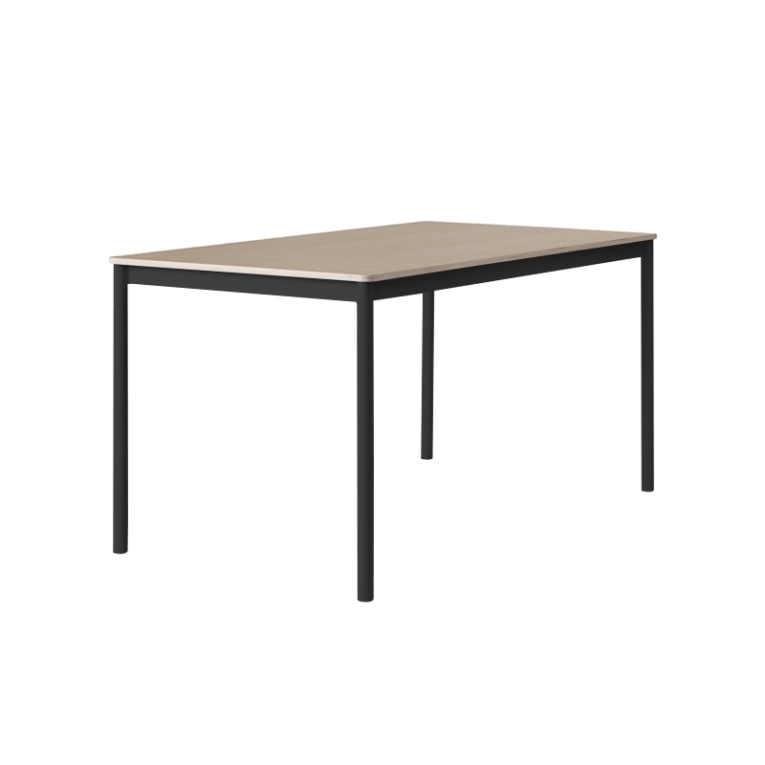 Table BASE TABLE chêne Noir MUUTO