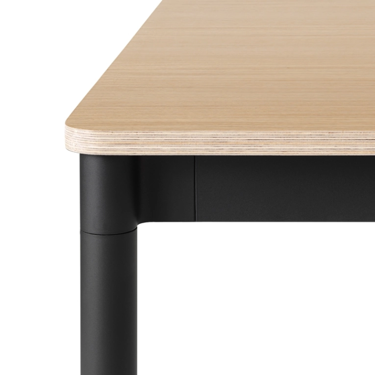 Table BASE TABLE chêne Blanc MUUTO
