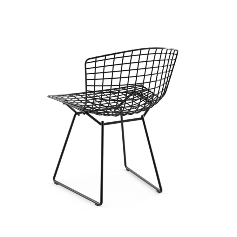 Chaise extérieur BERTOIA OUTDOOR Noir KNOLL