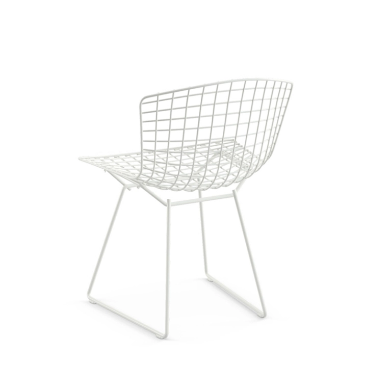Chaise extérieur BERTOIA OUTDOOR Blanc KNOLL