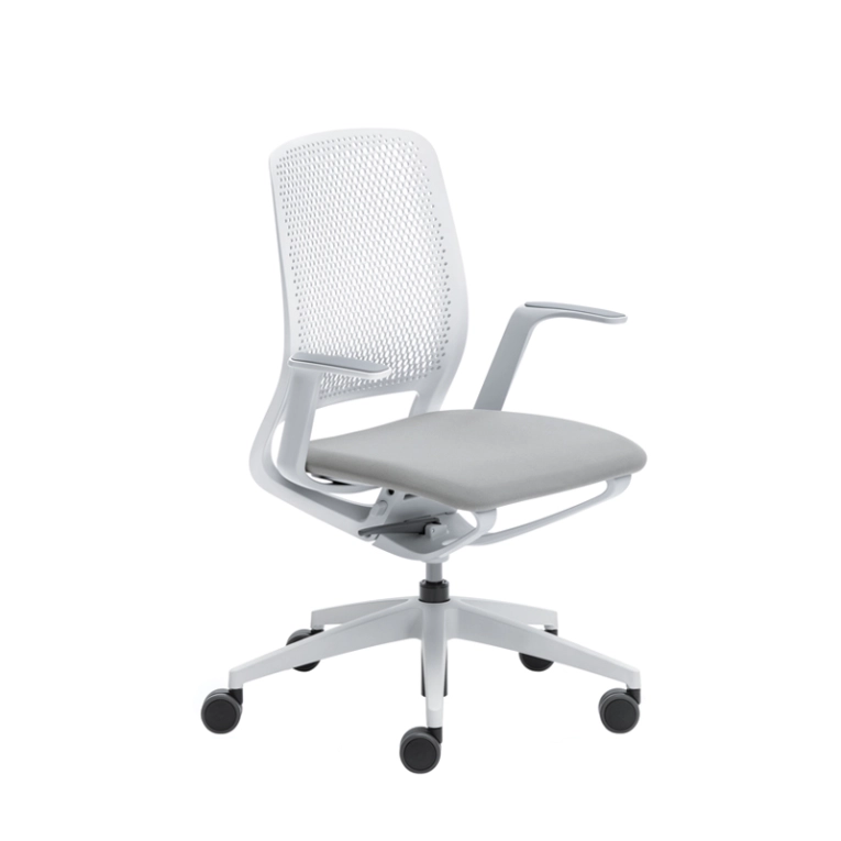 Fauteuil de bureau SE:MOTION assise rembourrée Gris clair 60011/ structure gris clair SILVERA PRO