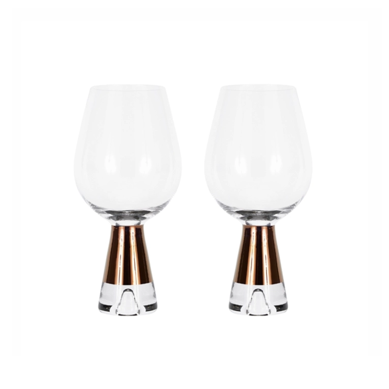 Carafe & verre Set de 2 verres à vin TANK Cuivre TOM DIXON