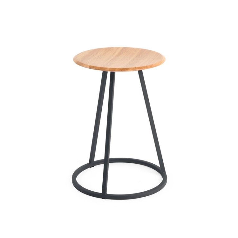 Tabouret GUSTAVE H45 Gris ardoise HARTO