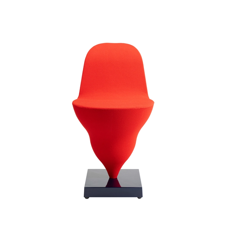 Chaise GELATO Cherry/ base bleu marine MOUSTACHE