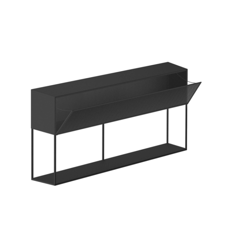 Meuble de rangement TRISTANO SIDEBOARD H82 Noir cuivré sablé ZEUS