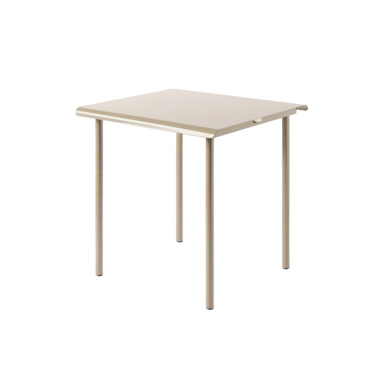 Table extérieur Table PATIO 75x75 Beige gris TOLIX