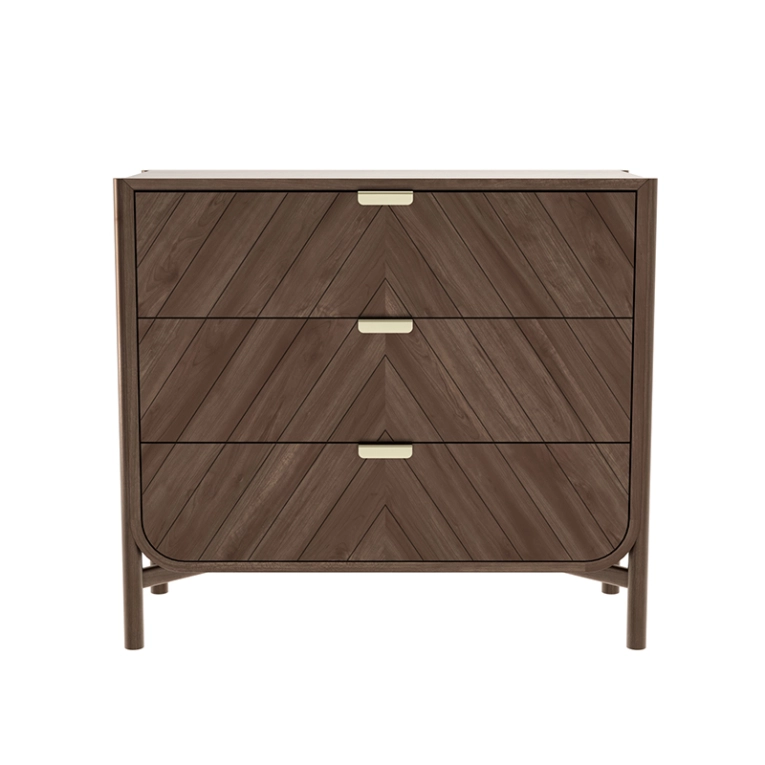 Meuble de rangement Commode MARIUS Noyer HARTO