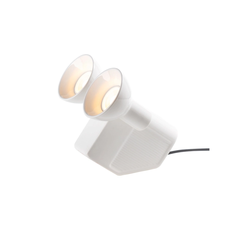 Lampe à poser OLO Blanc brillant MOUSTACHE