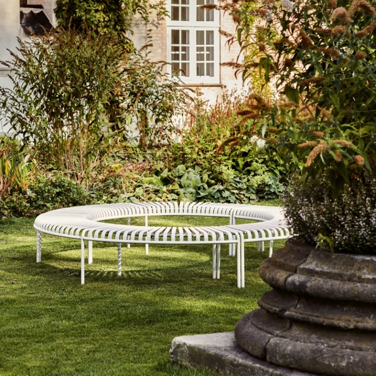 Banc extérieur Banc PALISSADE PARK Gris clair HAY