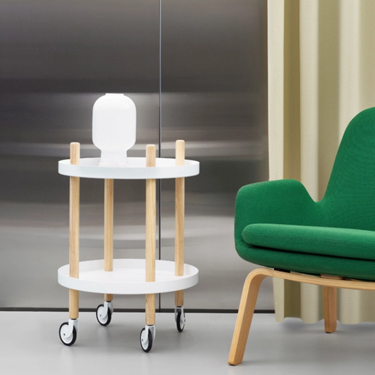 Desserte BLOCK TABLE Ø 45 Noir Normann Copenhagen