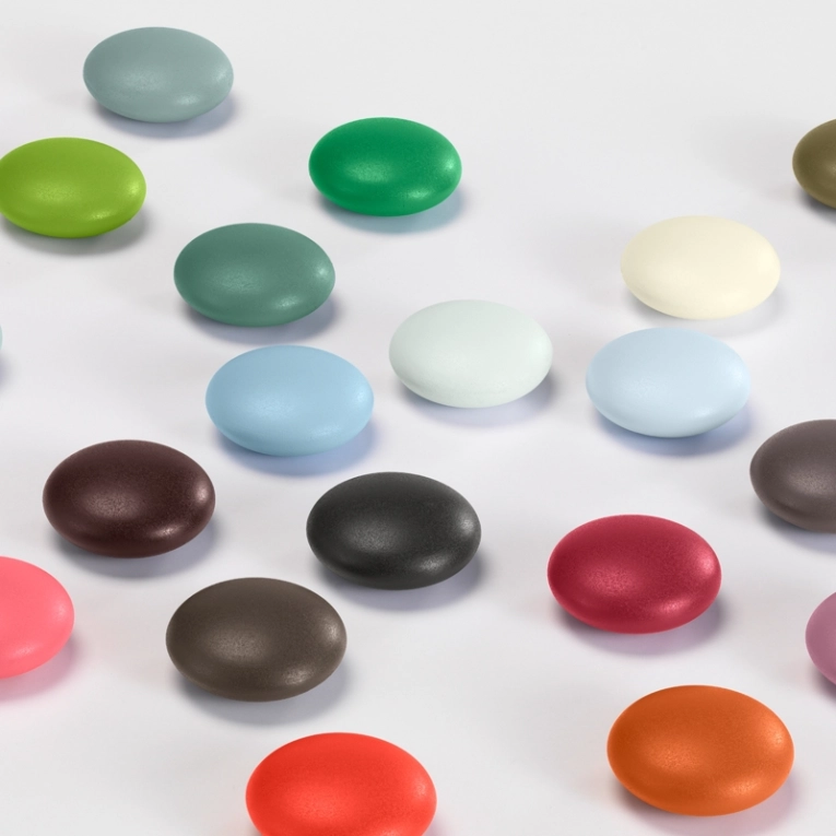 Objet pratique Set de 5 aimants MAGNET DOTS Rouge VITRA