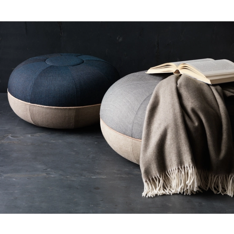 Pouf CECILIE MANZ Ø 60 Gris FRITZ HANSEN
