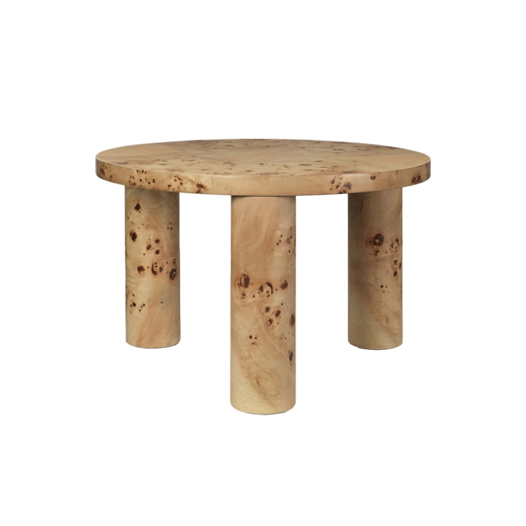 Table basse BURL small Loupe de peuplier FERM LIVING