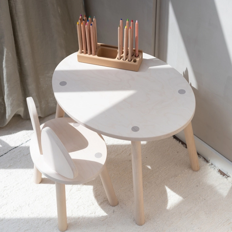 Table enfant Chaise et table MOUSE SET 2 à 5 ans Bouleau NOFRED