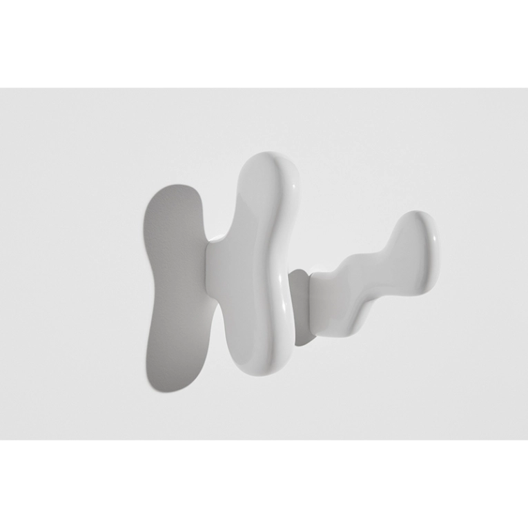 Patère Design Set de 2 patères KLUMP Blanc PETITE FRITURE