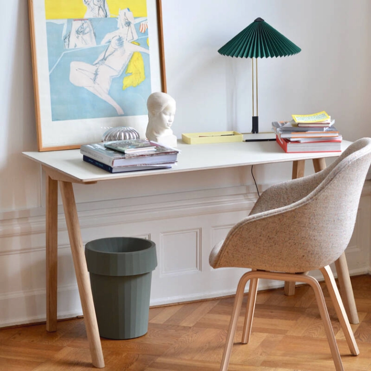 Accessoire de bureau Lot de 6 corbeilles SHADE Vert cendré HAY