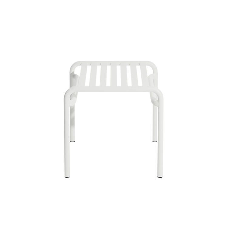 Tabouret extérieur WEEK-END repose-pieds Blanc PETITE FRITURE