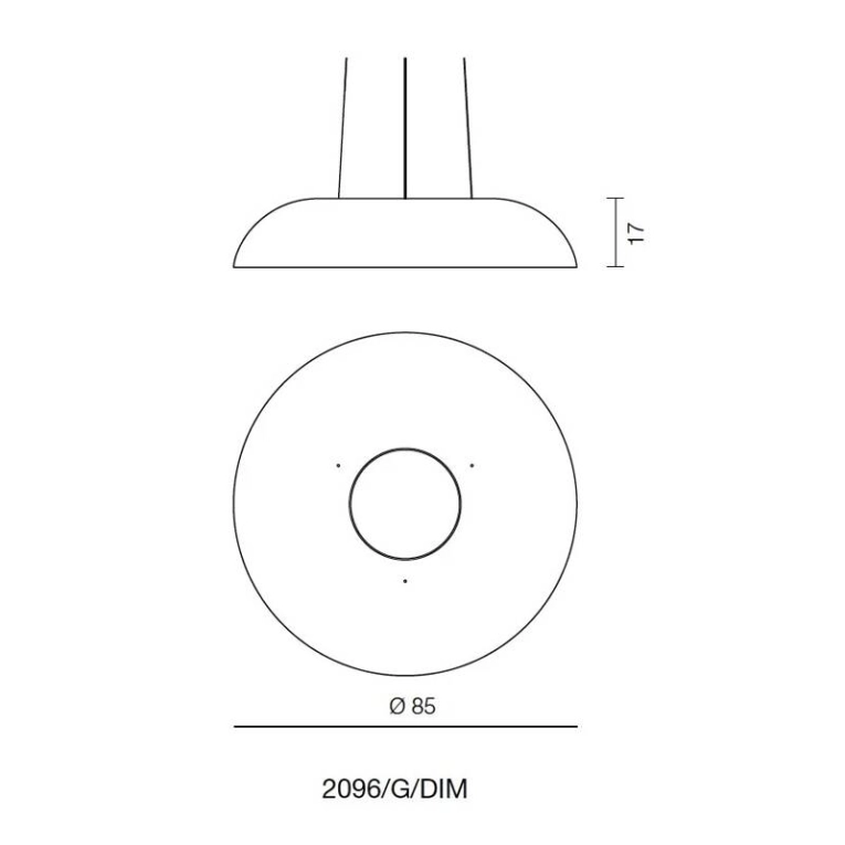 Suspension MAGGIOLONE Blanc MARTINELLI LUCE