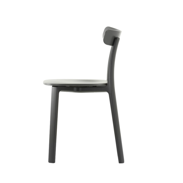 Chaise ALL PLASTIC CHAIR APC Gris graphite VITRA