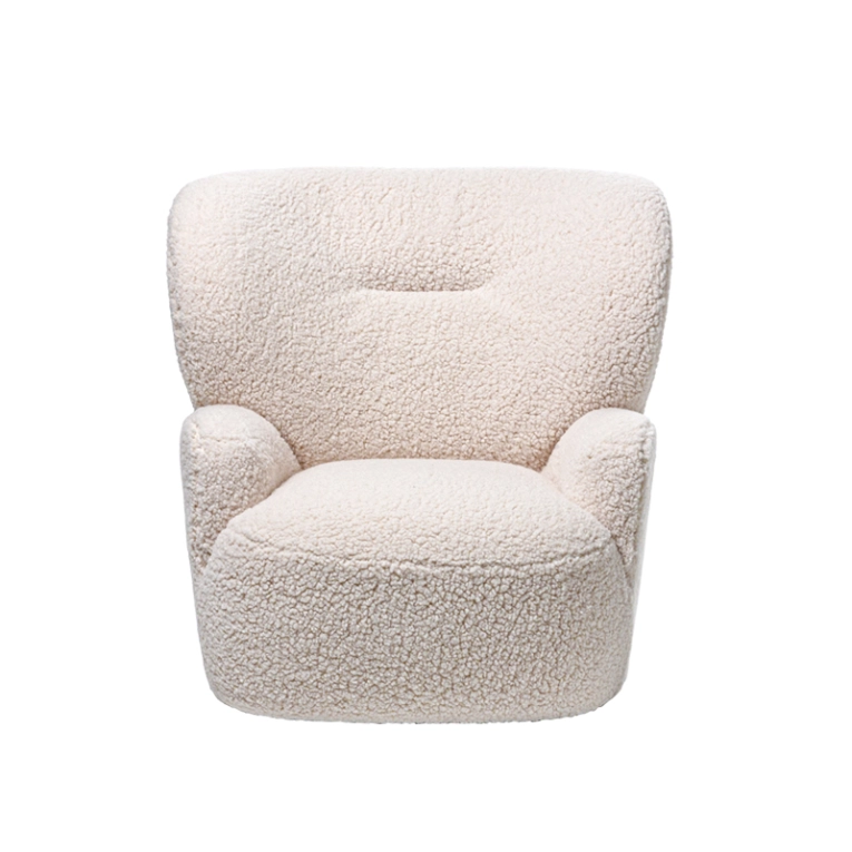 Fauteuil LOLL 09 G pivotant Bear Polar GERVASONI
