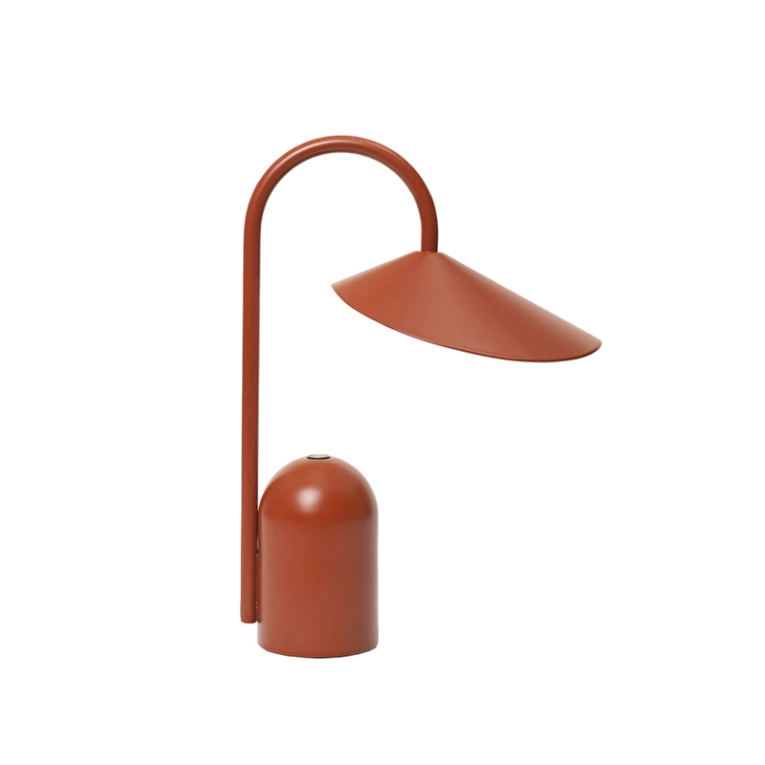 Lampe à poser ARUM Portable Rouge oxyde FERM LIVING