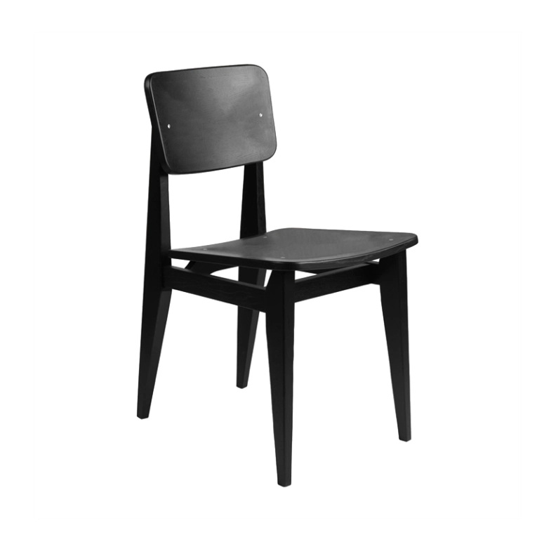 Chaise C-CHAIR Placage Noir GUBI