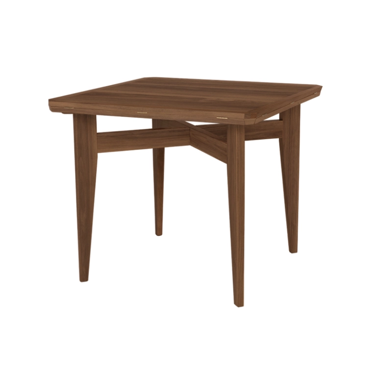 Table B-TABLE plateau extensible pivotant Noyer GUBI