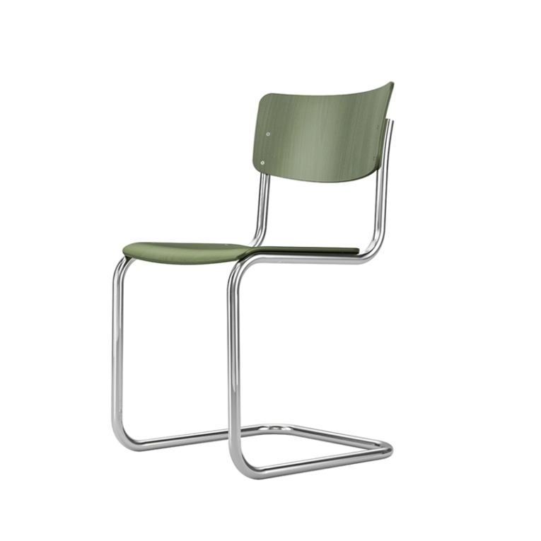 Chaise S 43 Vert olive THONET