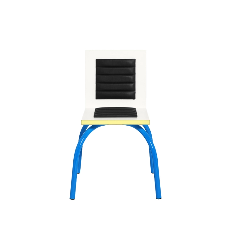 Chaise RIVIERA Noir MEMPHIS MILANO