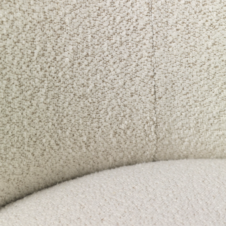 Fauteuil RICO Soft Bouclé Soft Bouclé Blanc cassé mélange FERM LIVING