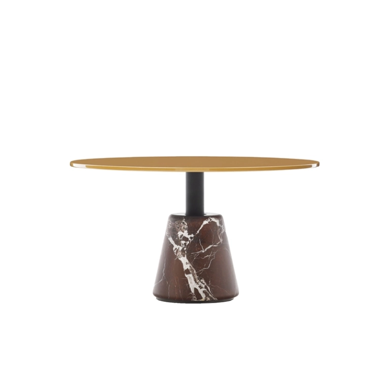 Table basse MENHIR A Ø 80 Moutarde ACERBIS