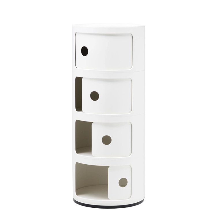 Meuble de rangement COMPONIBILI 4 tiroirs Blanc KARTELL