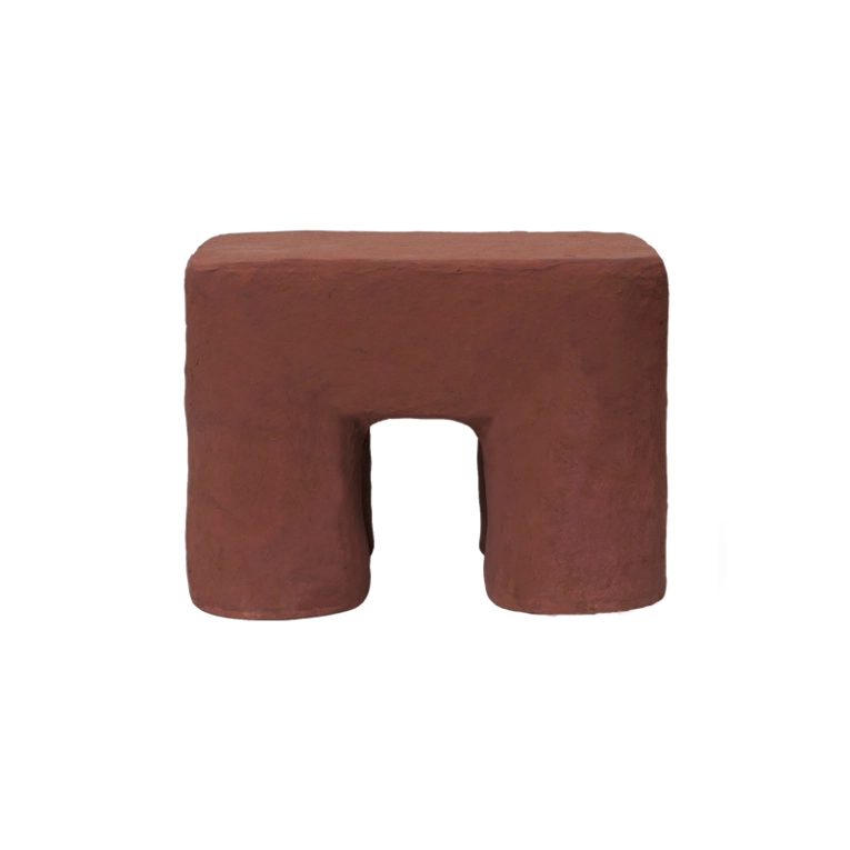 Siège enfant Tabouret PODO Brun rouge FERM LIVING