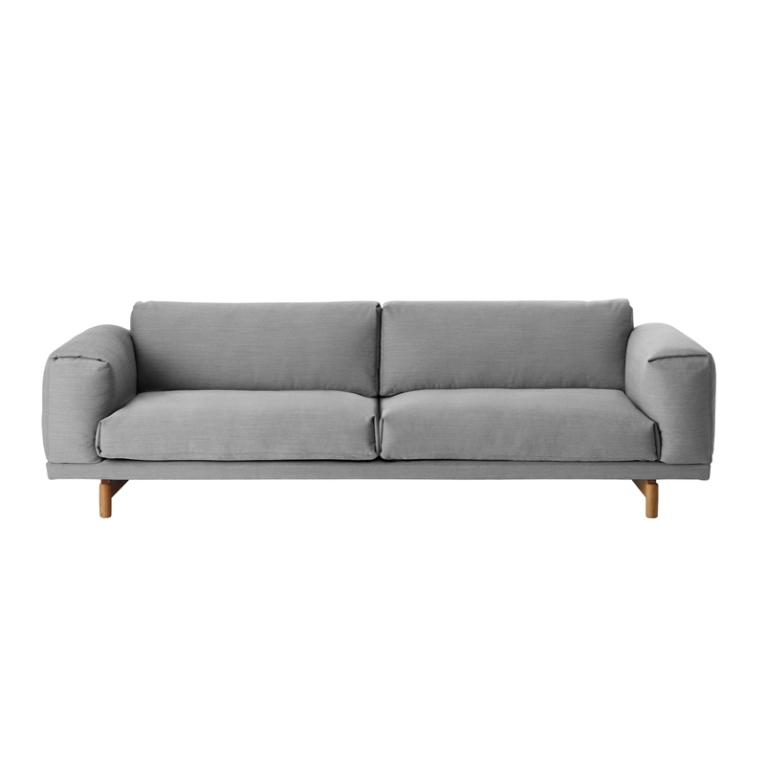 Canapé REST 3 places Gris 133 MUUTO