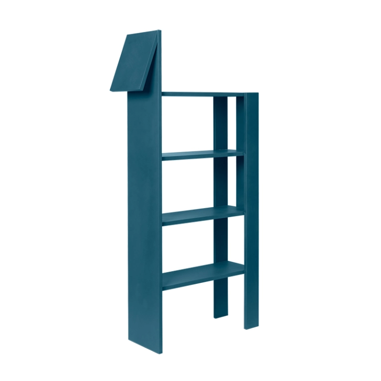 Rangement enfant Bibliothèque GIRAFFE Bleu foncé FERM LIVING