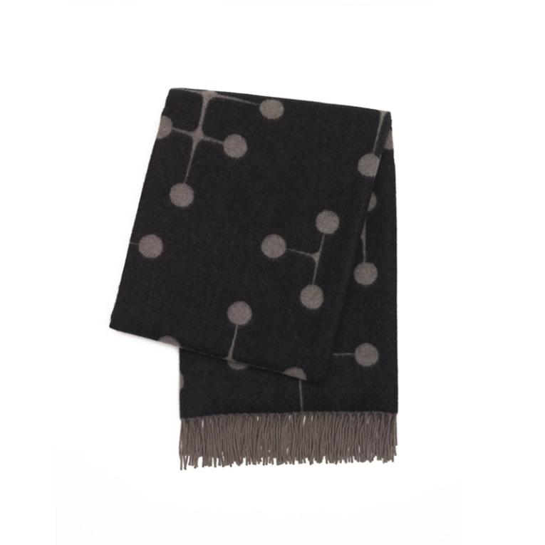 Plaid Plaid EAMES WOOL BLANKET Noir VITRA
