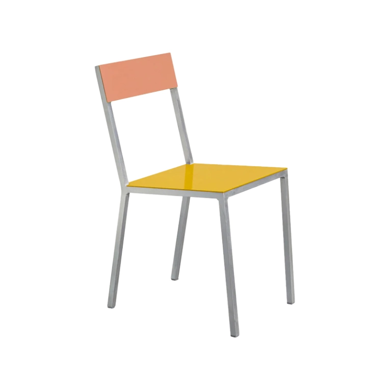 Chaise ALU Jaune/ rose VALERIE OBJECTS