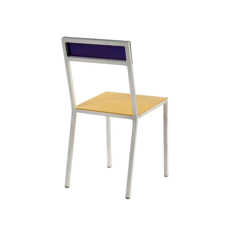 Chaise ALU Jaune/ bleu foncé VALERIE OBJECTS