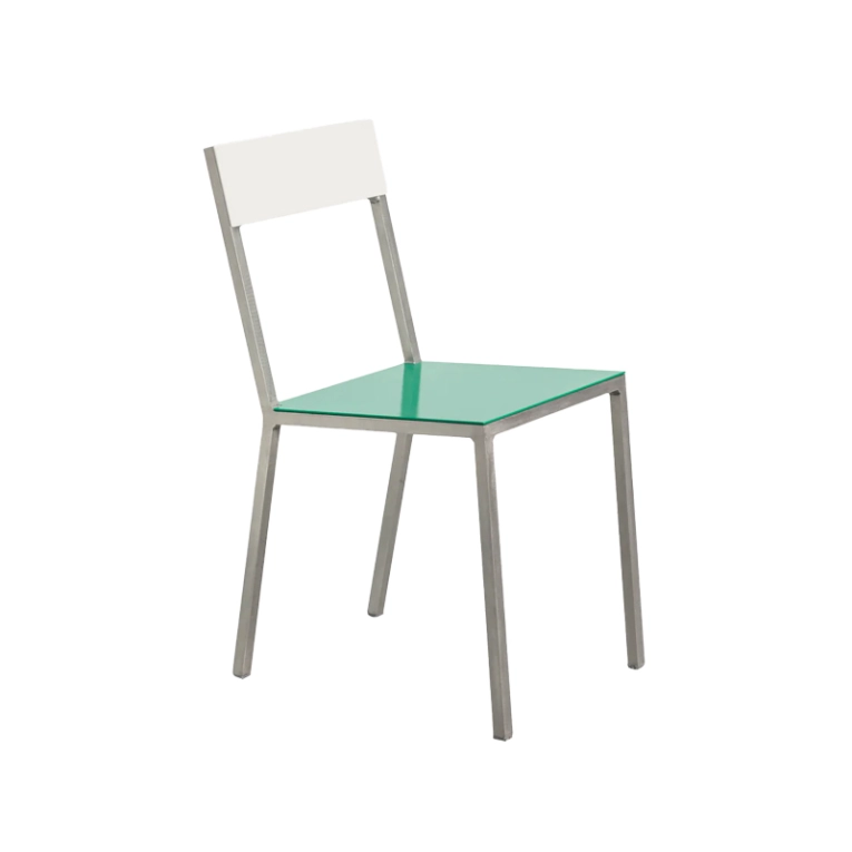 Chaise ALU Vert/ blanc VALERIE OBJECTS