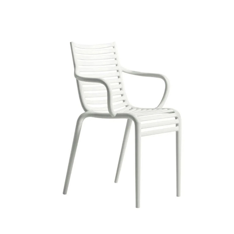 Chaise PIP-e avec accoudoirs Blanc DRIADE