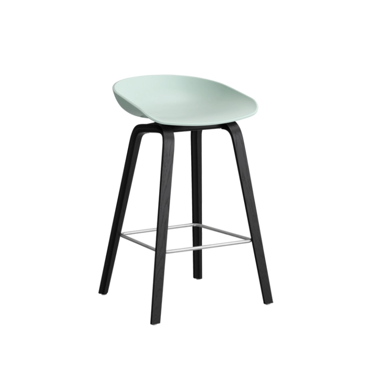 Tabouret haut ABOUT A STOOL AAS 32 H65 Dusty mint HAY