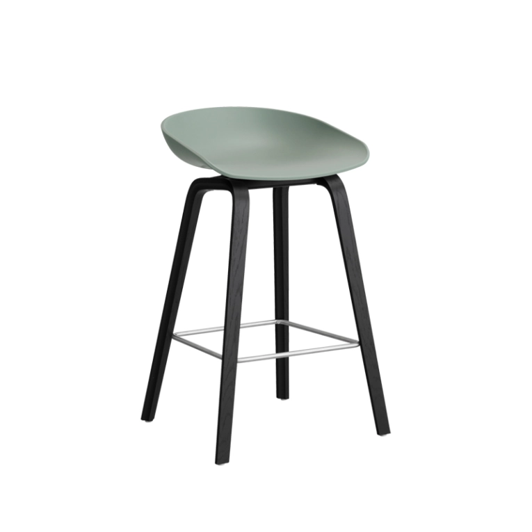 Tabouret haut ABOUT A STOOL AAS 32 H65 Fall green HAY