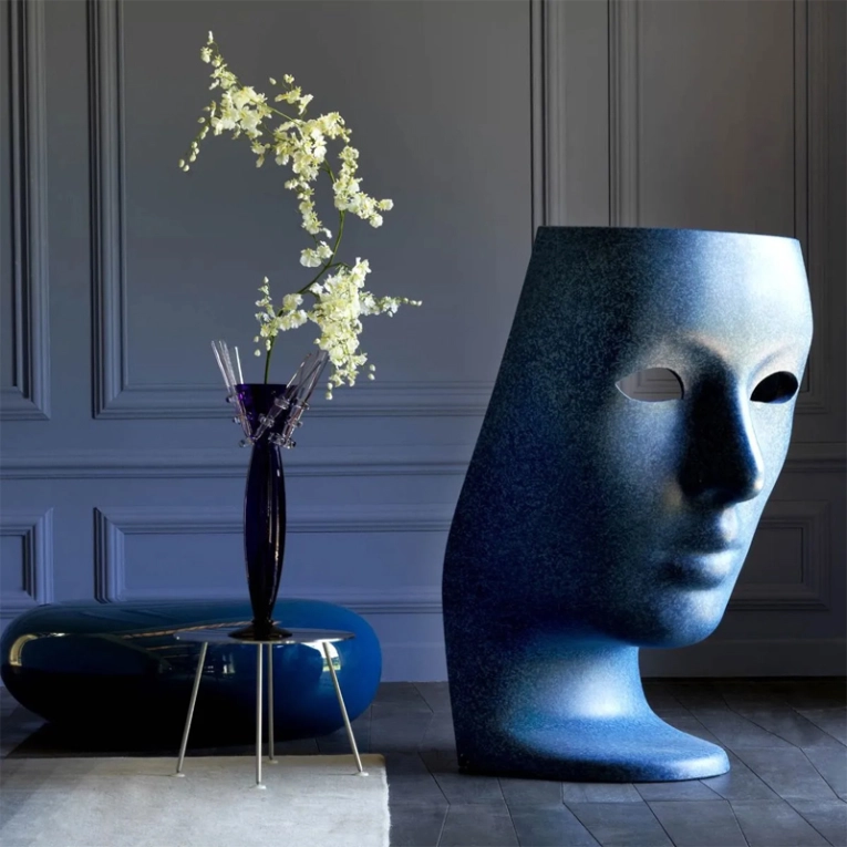 Fauteuil NEMO pivotant Denim DRIADE